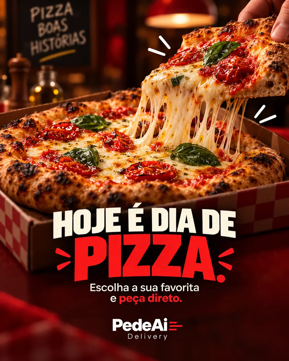 Pizza em destaque